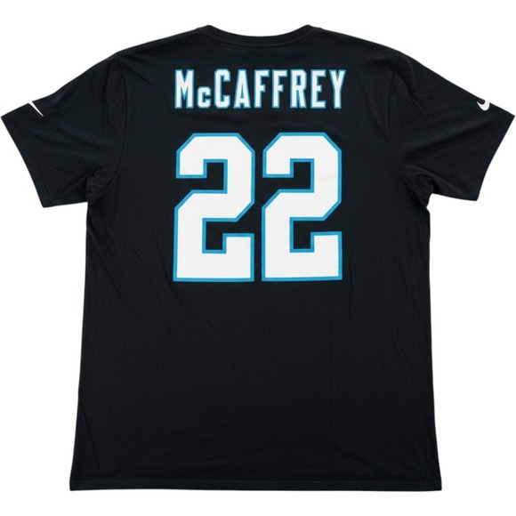 Nike Other - Nike Carolina Panthers XXL Christian McCaffrey 22 Player T-Shirt Black NFL